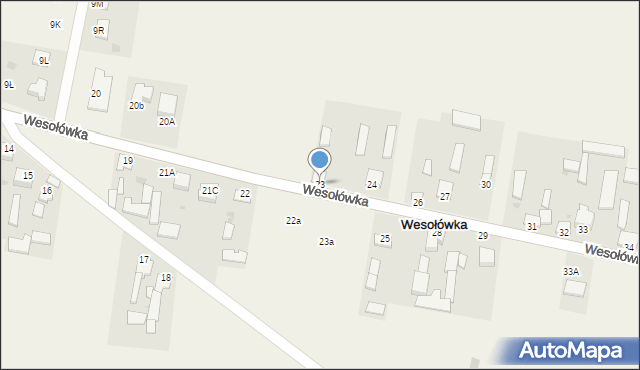 Wesołówka, Wesołówka, 23, mapa Wesołówka