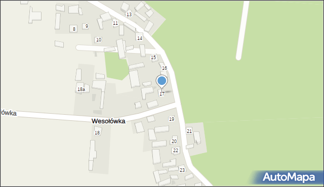 Wesołówka, Wesołówka, 17, mapa Wesołówka