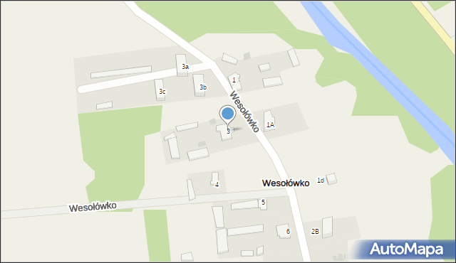 Wesołówko, Wesołówko, 3, mapa Wesołówko