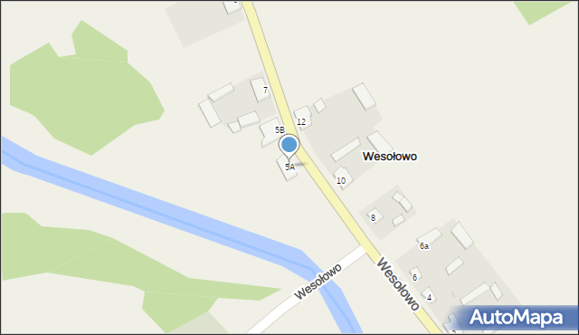 Wesołowo, Wesołowo, 5A, mapa Wesołowo