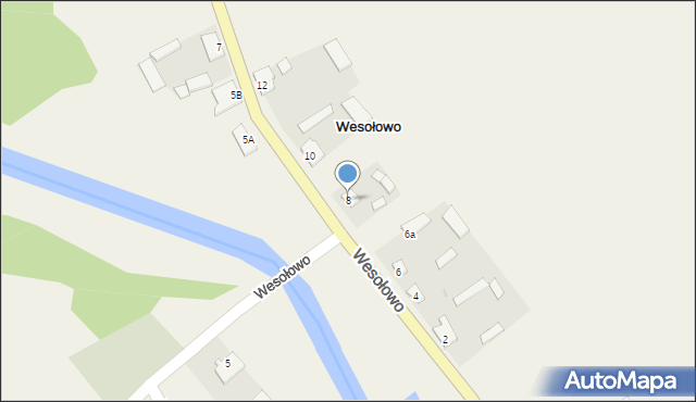 Wesołowo, Wesołowo, 8, mapa Wesołowo