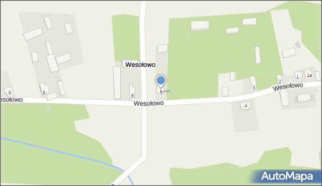 Wesołowo, Wesołowo, 5, mapa Wesołowo