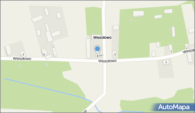 Wesołowo, Wesołowo, 6, mapa Wesołowo