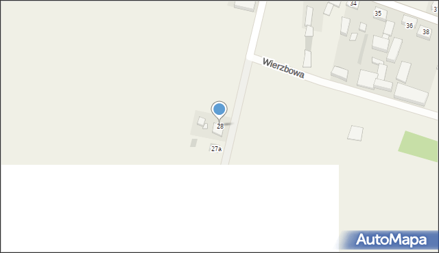 Westrza, Westrza, 28, mapa Westrza