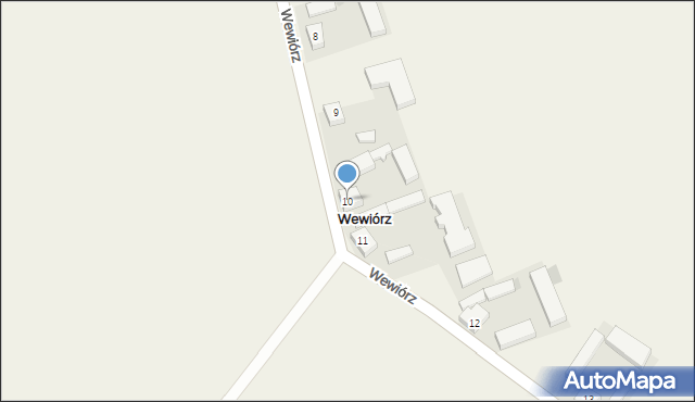 Wewiórz, Wewiórz, 10, mapa Wewiórz