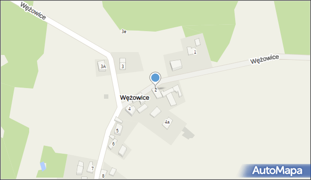 Wężowice, Wężowice, 2, mapa Wężowice