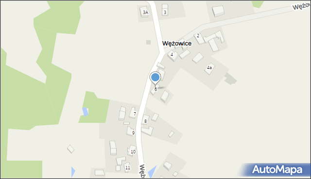 Wężowice, Wężowice, 6, mapa Wężowice