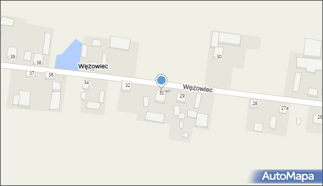 Wężowiec, Wężowiec, 31, mapa Wężowiec