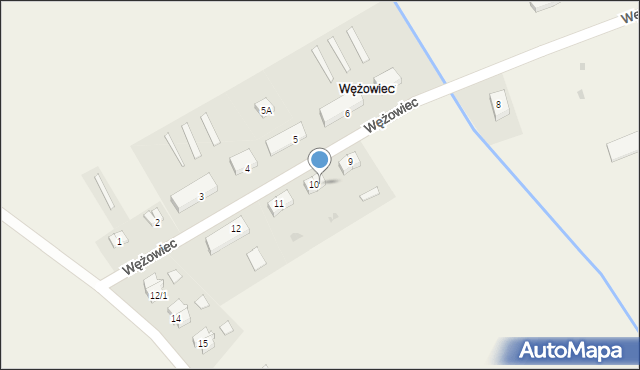 Wężowiec, Wężowiec, 10/1, mapa Wężowiec