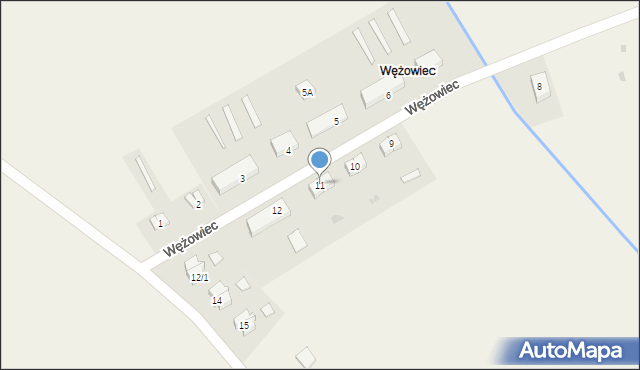 Wężowiec, Wężowiec, 11, mapa Wężowiec