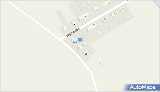 Wężowiec, Wężowiec, 14/2, mapa Wężowiec