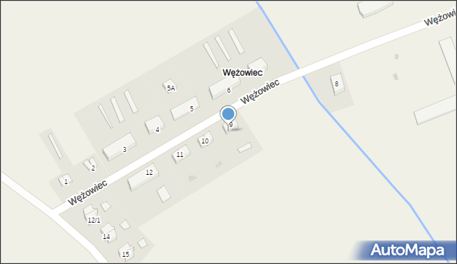 Wężowiec, Wężowiec, 9/2, mapa Wężowiec