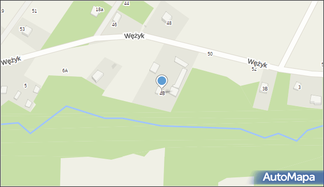 Wężyk, Wężyk, 4B, mapa Wężyk