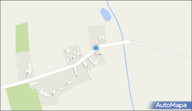 Wężyska, Wężyska, 1, mapa Wężyska