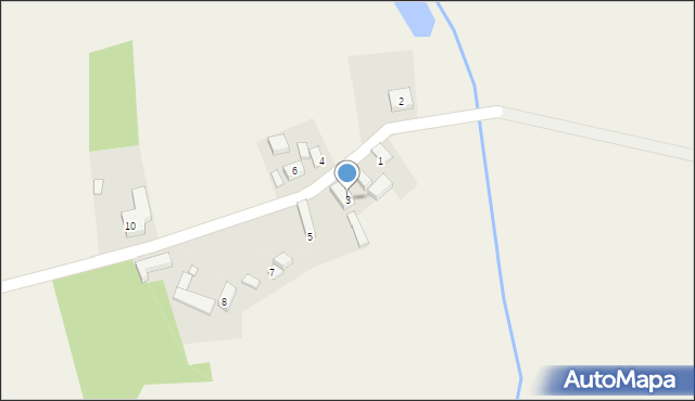 Wężyska, Wężyska, 3, mapa Wężyska