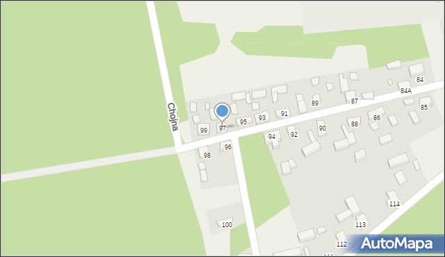 Wężyska, Wężyska, 97, mapa Wężyska