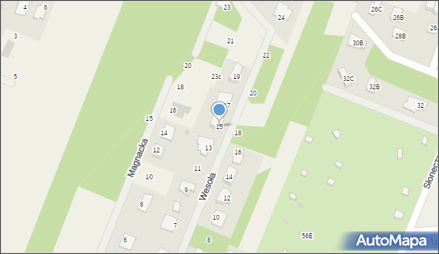 Wieliszew, Wesoła, 15, mapa Wieliszew