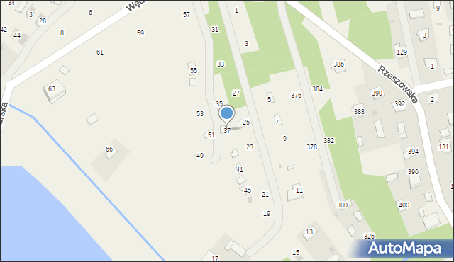 Wilcza Wola, Wędkarska, 37, mapa Wilcza Wola