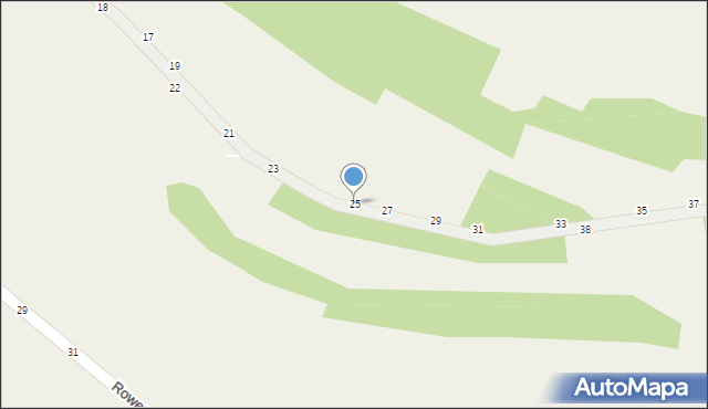 Wola Kalinowska, Węgielnik, 25, mapa Wola Kalinowska