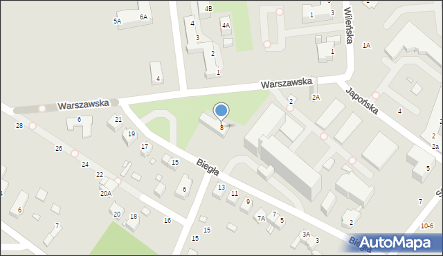 Wrocław, Węgierska, 8, mapa Wrocławia