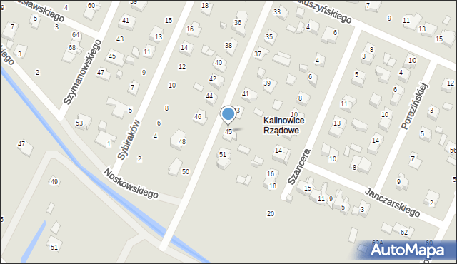 Zamość, Weteranów, 45, mapa Zamościa