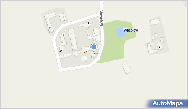 Zimna Wódka, Wesołów, 2, mapa Zimna Wódka