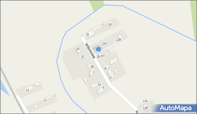 Babice, Wiśniowa, 20, mapa Babice