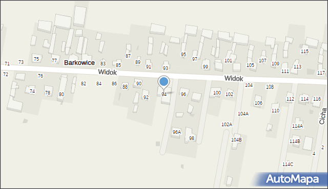 Barkowice, Widok, 94, mapa Barkowice
