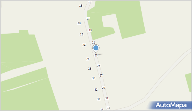 Będkowice, Wichrowa, 23, mapa Będkowice