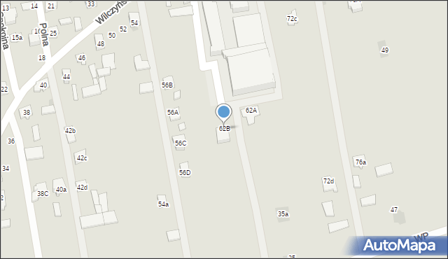 Bełżyce, Wilczyńskiego Tomasza, ks. bp., 62B, mapa Bełżyce