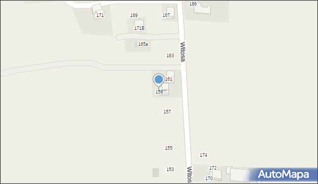 Bestwina, Witosa Wincentego, 159, mapa Bestwina