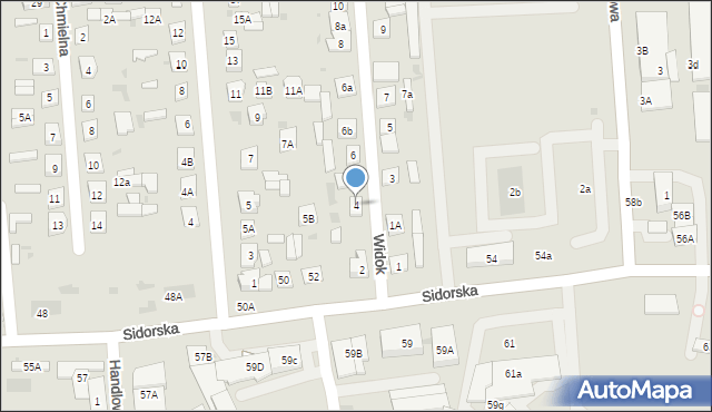 Biała Podlaska, Widok, 4, mapa Białej Podlaskiej