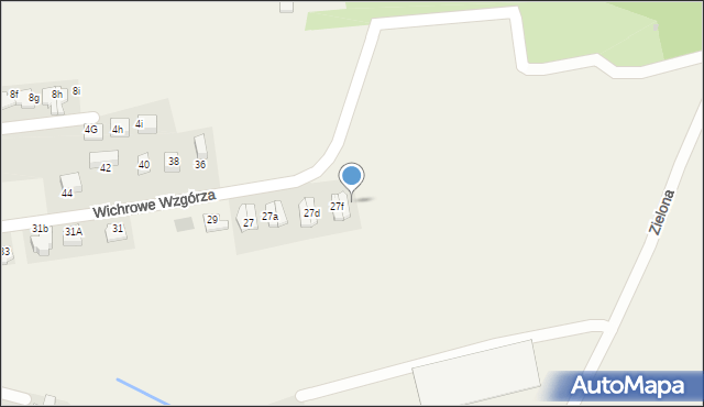 Bibice, Wichrowe Wzgórza, 27g, mapa Bibice