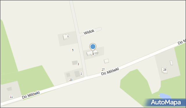 Bielkówko, Widok, 4, mapa Bielkówko