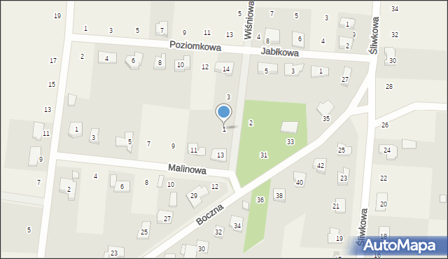 Biskupice, Wiśniowa, 1, mapa Biskupice