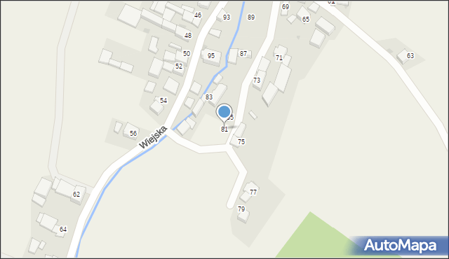 Błażejowice, Wiejska, 81, mapa Błażejowice