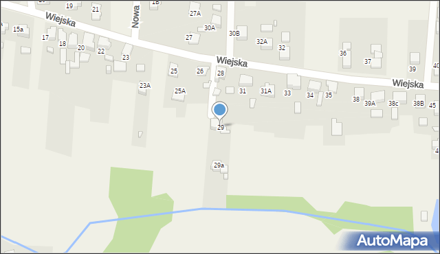 Bluszczów, Wiejska, 29, mapa Bluszczów