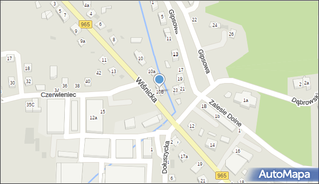 Bochnia, Wiśnicka, 10B, mapa Bochni