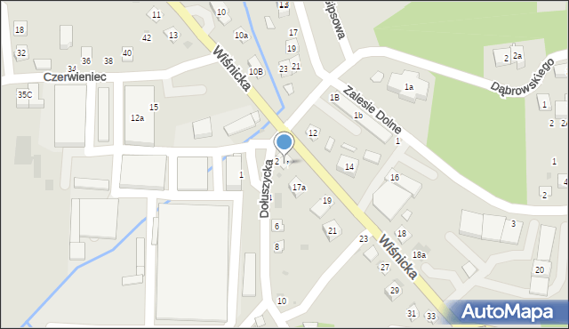 Bochnia, Wiśnicka, 17, mapa Bochni