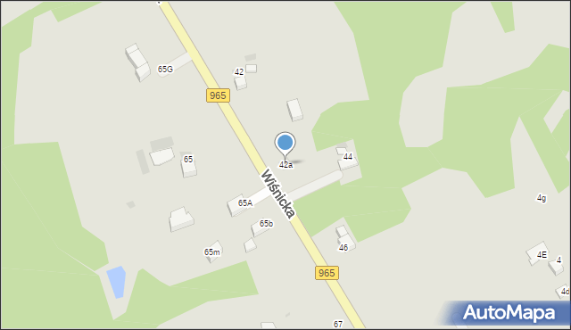 Bochnia, Wiśnicka, 42a, mapa Bochni