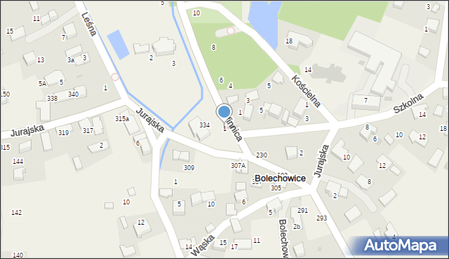 Bolechowice, Winnica, 1, mapa Bolechowice