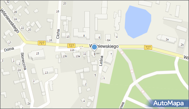 Borkowice, Wiśniewskiego Jana, ks., 9, mapa Borkowice