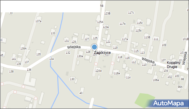 Brzesko, Wiejska, 126, mapa Brzesko