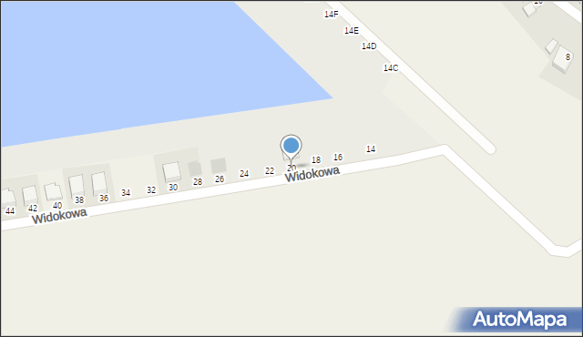 Brzezinki, Widokowa, 20, mapa Brzezinki