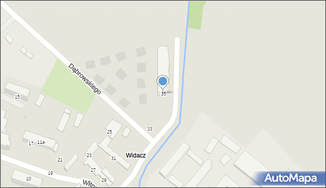Brzozów, Witosa Wincentego, 35, mapa Brzozów