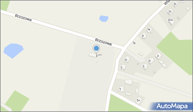 Bukowiec, Wiatrakowa, 4, mapa Bukowiec