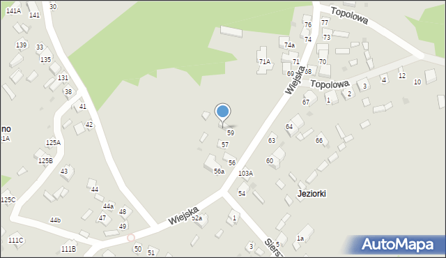 Bukowno, Wiejska, 60, mapa Bukowno