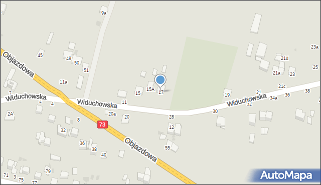 Busko-Zdrój, Widuchowska, 17, mapa Busko-Zdrój