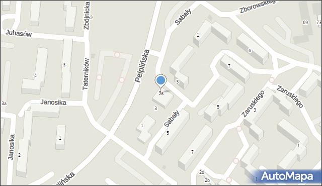 Bydgoszcz, Witkiewicza Stanisława Ignacego, 3a, mapa Bydgoszczy