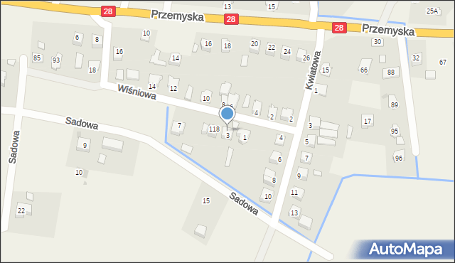 Bykowce, Wiśniowa, 87, mapa Bykowce